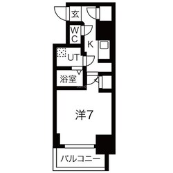 桜川駅 徒歩1分 8階の物件間取画像